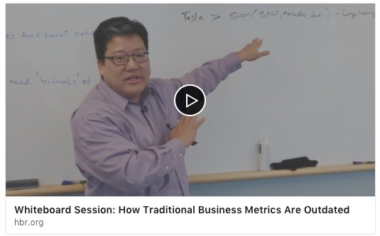 A whole new set of metrics for business for operations and strategy alike 