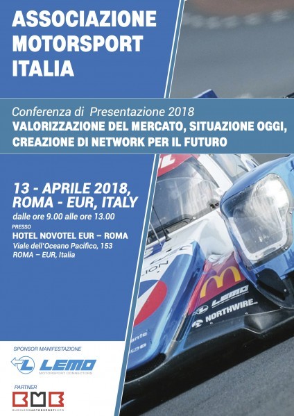 Motorsport Industry in Italy, strong rising synergies for the Small and Medium Enterprises. An upcoming conference in Rome