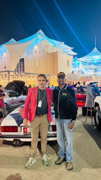 Samit Naik visiting Yas Marina Circuit 